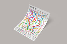 Load image into Gallery viewer, Good Vibes Map Poster