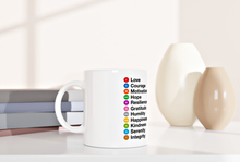 Load image into Gallery viewer, Good Vibes Map . Mug 11oz Ceramic White
