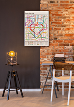 Load image into Gallery viewer, Good Vibes Map . Poster Premium Semi-Glossy Paper
