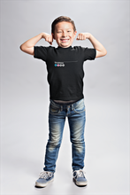 Load image into Gallery viewer, Greatness . T-shirt Kids Classic Crewneck Black
