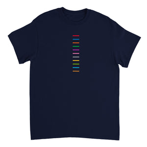 Feel The Colors . T-shirt Unisex Classic Crewneck Navy