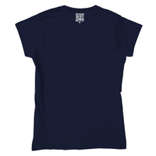 Load image into Gallery viewer, Feel The Colors . T-shirt Women Classic Crewneck Navy
