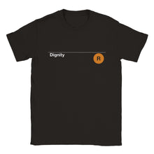 Load image into Gallery viewer, Dignity . T-shirt Unisex Classic Crewneck Black
