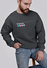 Load image into Gallery viewer, Greatness . Sweatshirt Unisex Classic Cewwneck Gray
