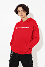 Load image into Gallery viewer, Love Line . Hoodie Unisex Pullover Red
