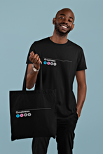 Load image into Gallery viewer, Greatness . Tote Bag Black