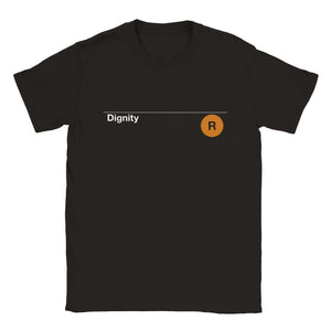 Dignity . T-shirt Unisex Classic Crewneck Black