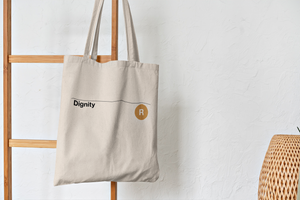 Dignity . Tote Bag Natural