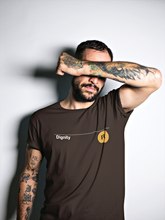 Load image into Gallery viewer, Dignity . T-shirt Unisex Classic Crewneck Brown
